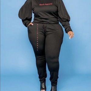 Black Apparel 2 piece set